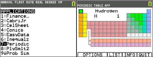 periodic table app step 1