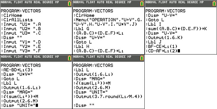 vector program 2